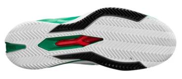 Wilson Rush Pro 4.5 Sandplatzschuh Herren / Weiß-Grün